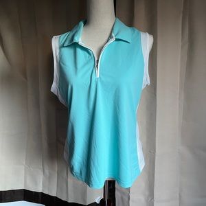 (194-1) IZOD golf classix women tee shirt size L